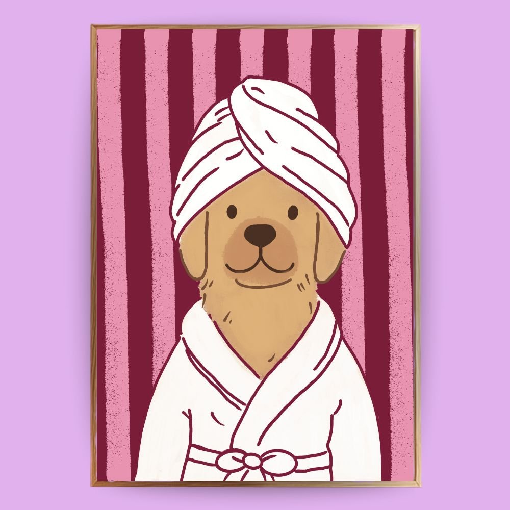 Dog Spa Poster - 13x18 cm - LostPrint