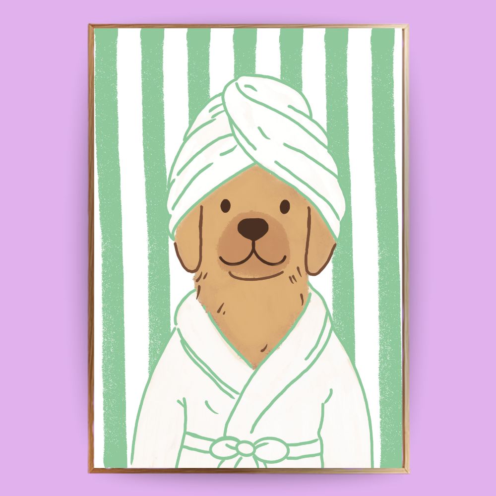 Dog Spa Poster - 13x18 cm - LostPrint