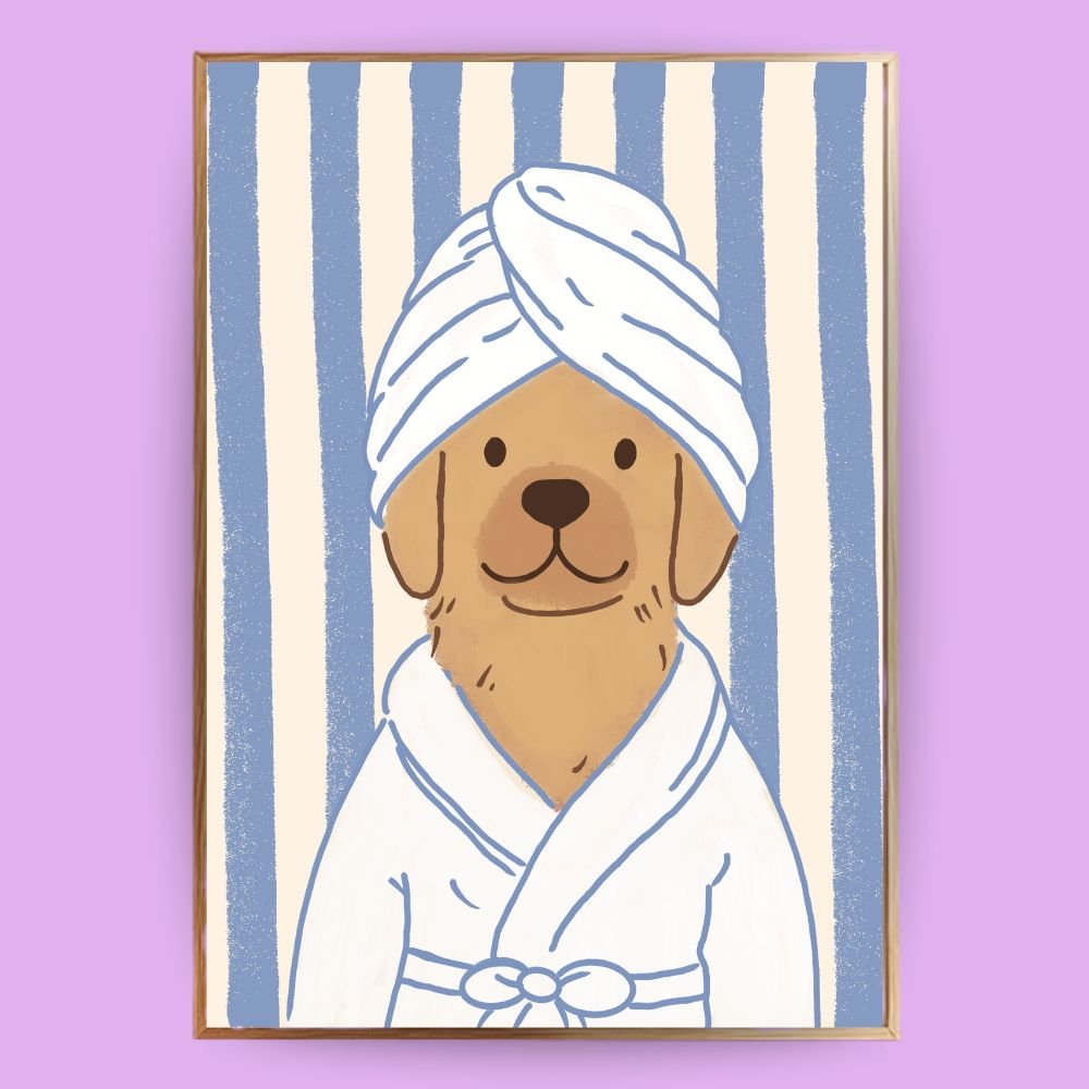 Dog Spa Poster - 13x18 cm - LostPrint