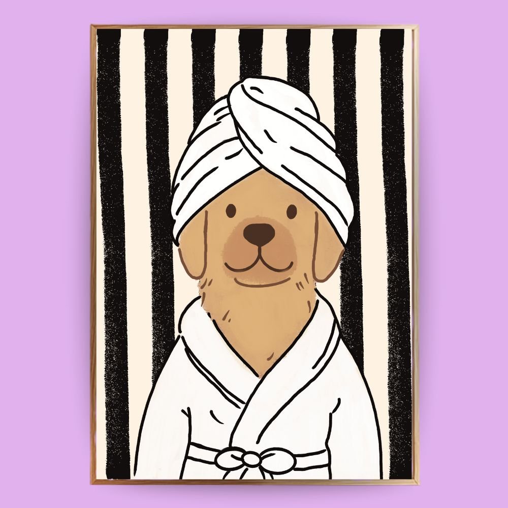 Dog Spa Poster - 13x18 cm - LostPrint