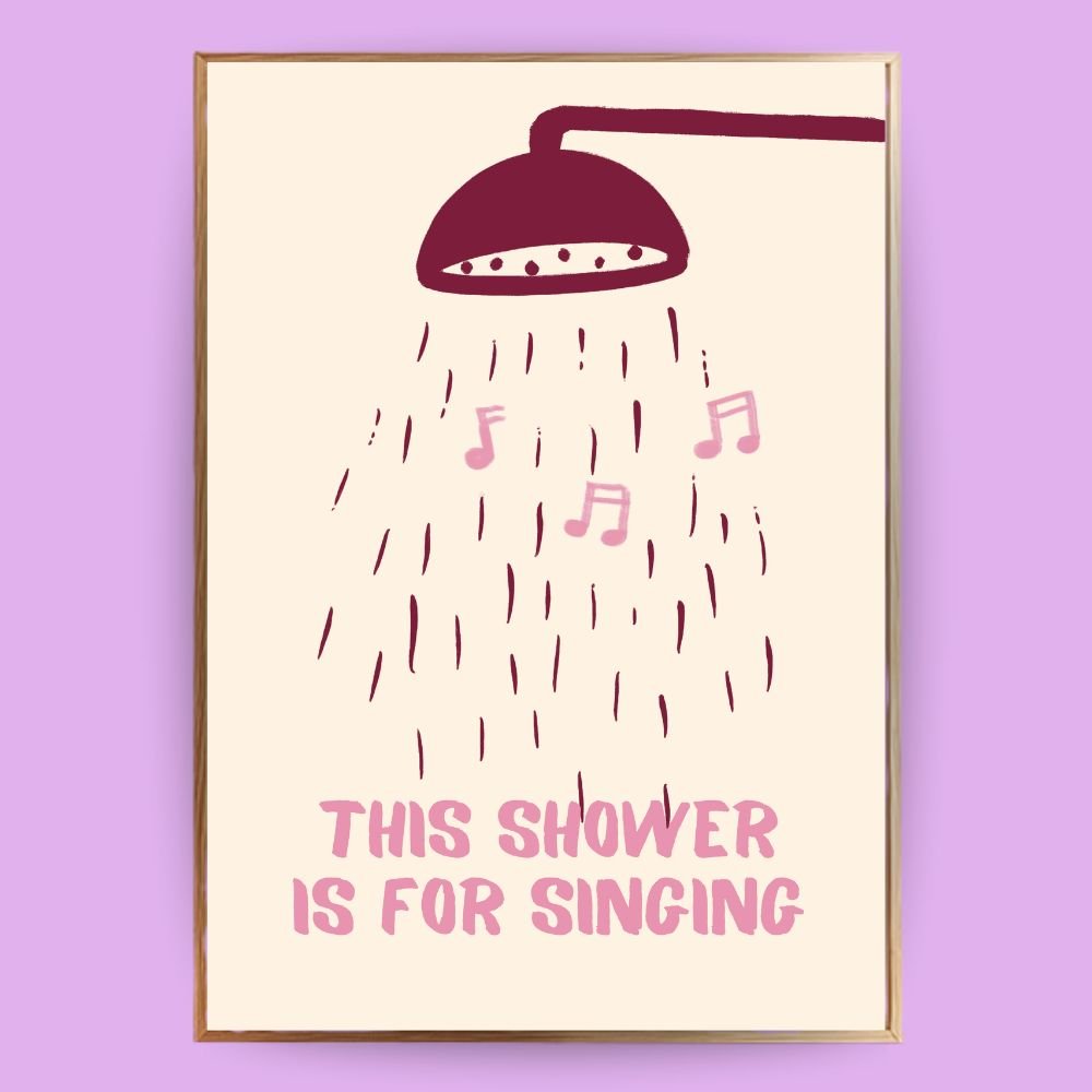 Duschkopf Poster - 13x18 cm - LostPrint