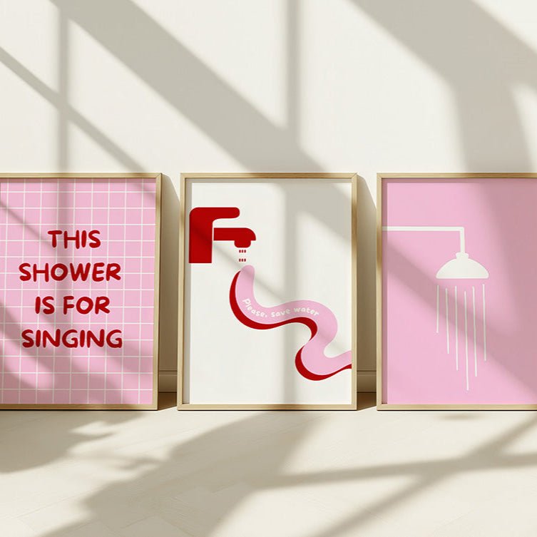 Duschkopf Poster - 13x18 cm - LostPrint