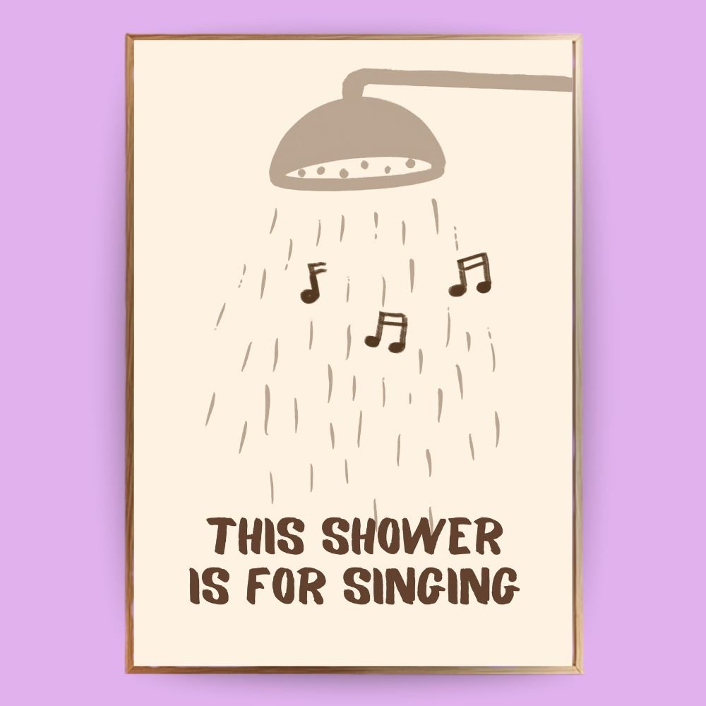 Duschkopf Poster - 13x18 cm - LostPrint