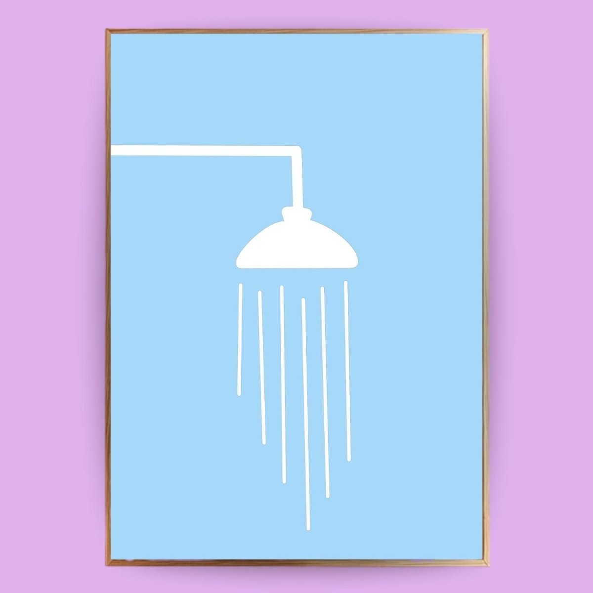 Duschkopf Poster - 13x18 cm - LostPrint