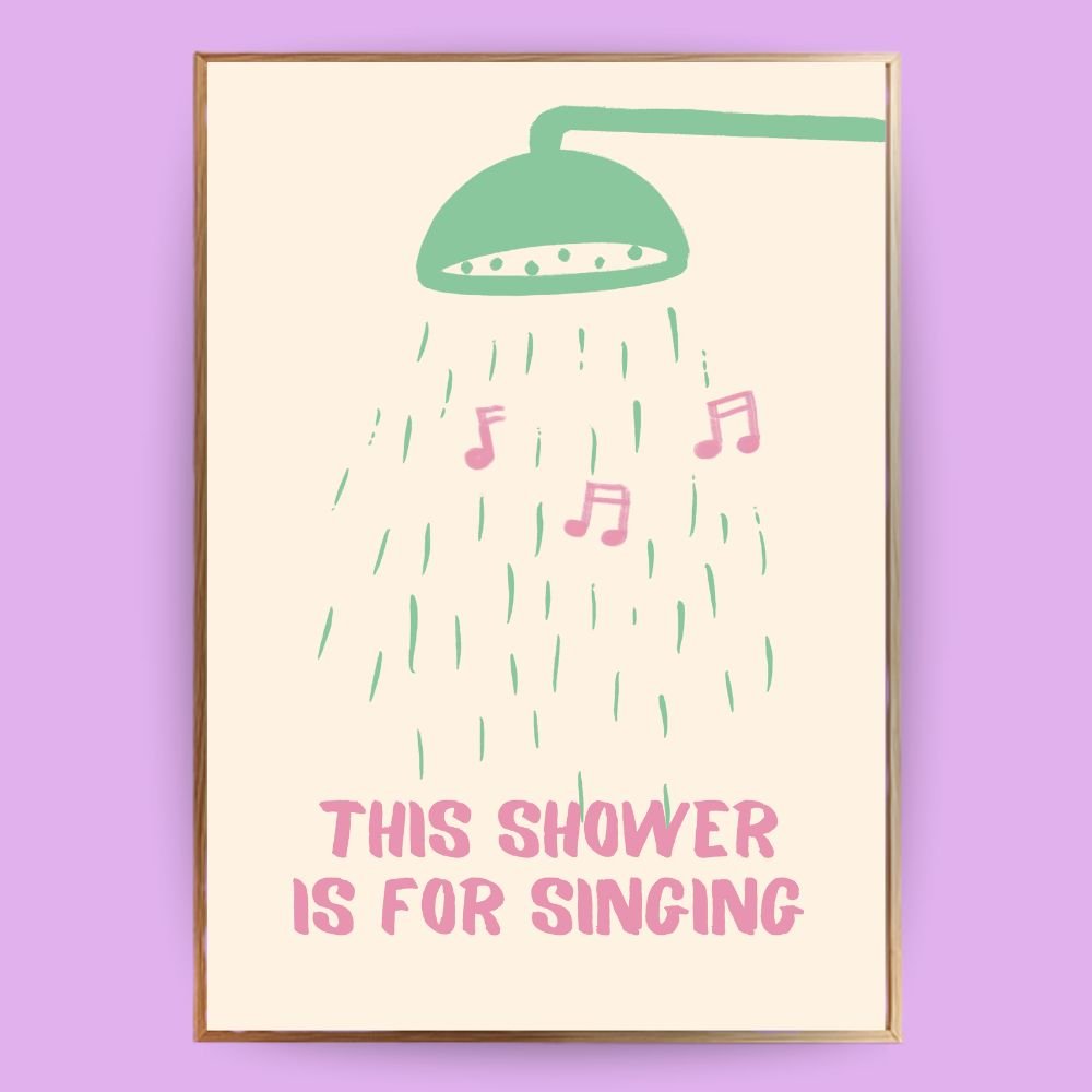 Duschkopf Poster - 13x18 cm - LostPrint