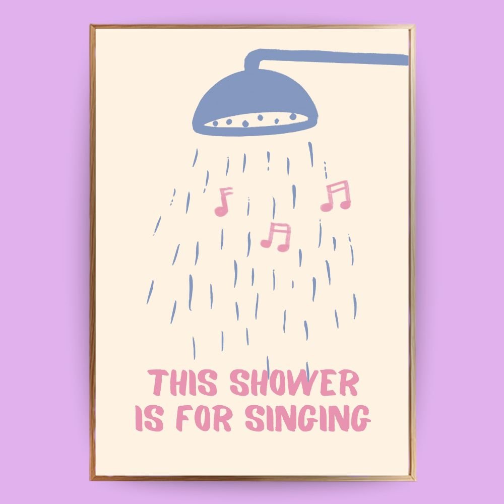 Duschkopf Poster - 13x18 cm - LostPrint