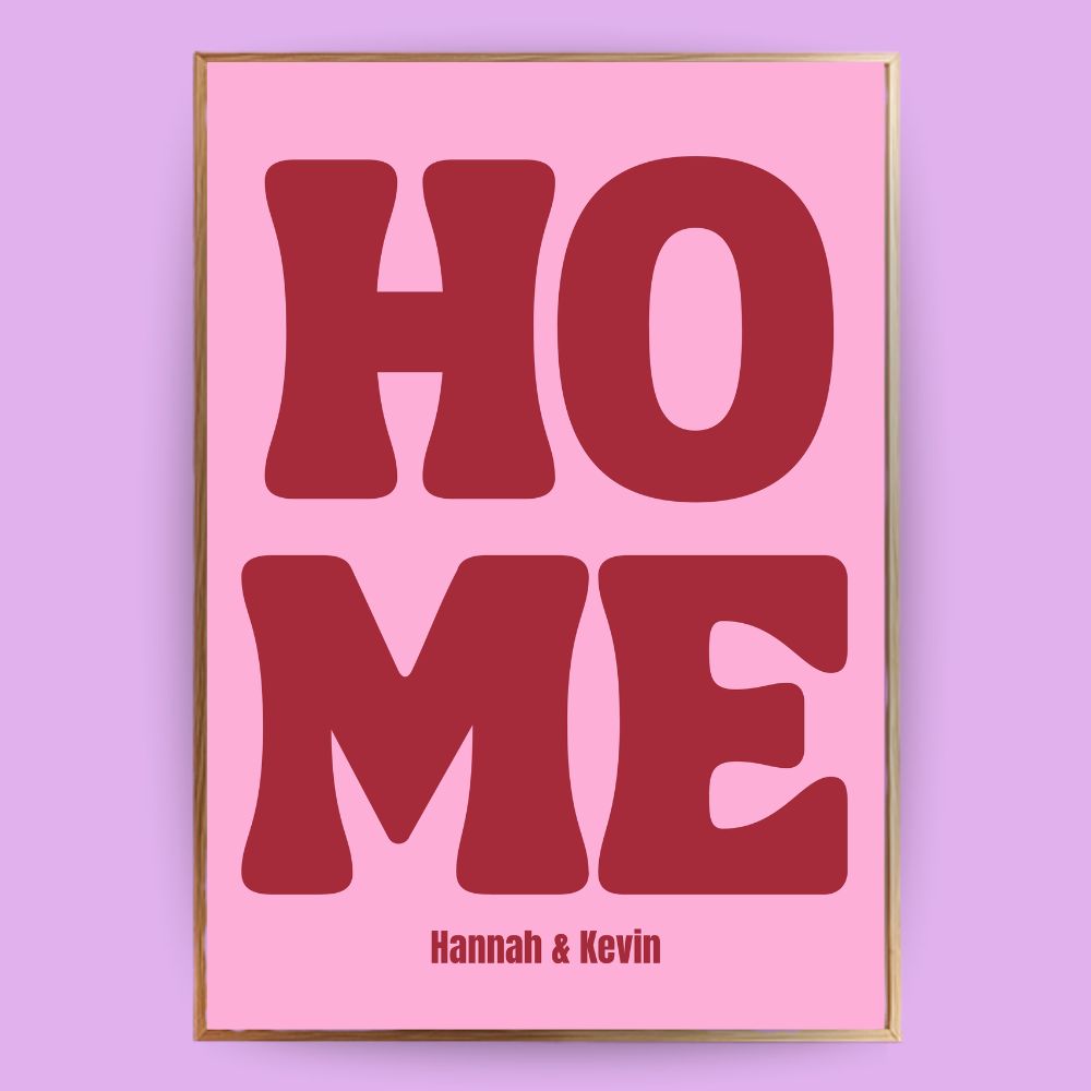 Personalisiertes Home Poster 2.0 - LostPrint