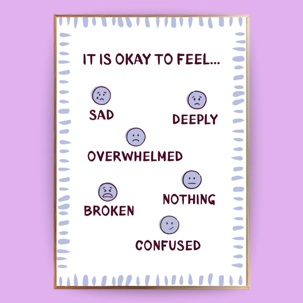 Okay to feel Poster - LostPrint