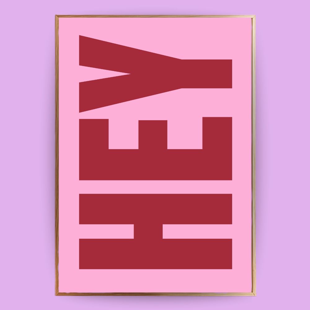 Hey Poster