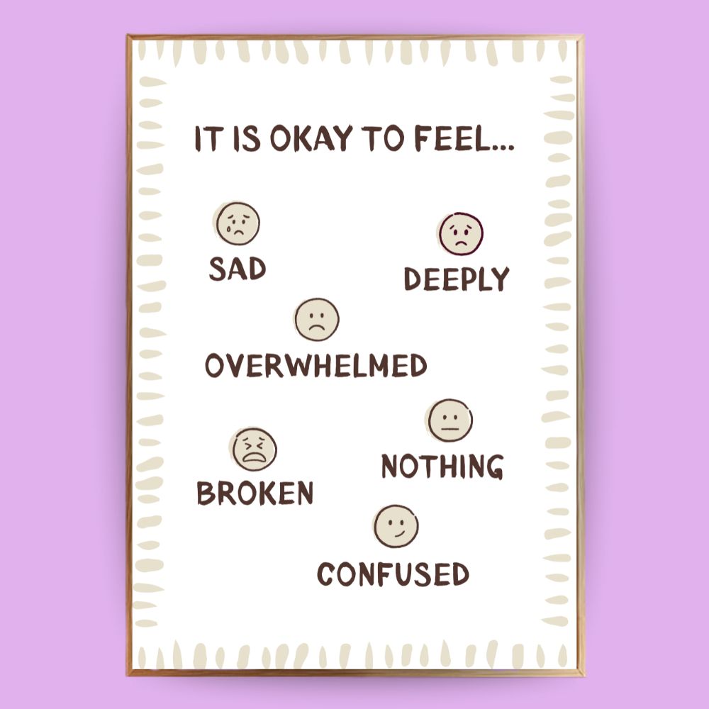 Okay to feel Poster - LostPrint