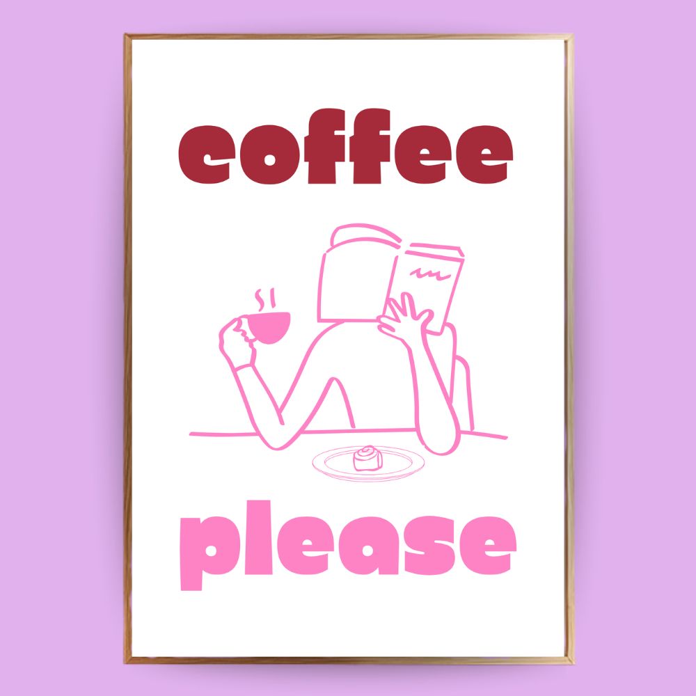 Coffee Please Poster - LostPrint