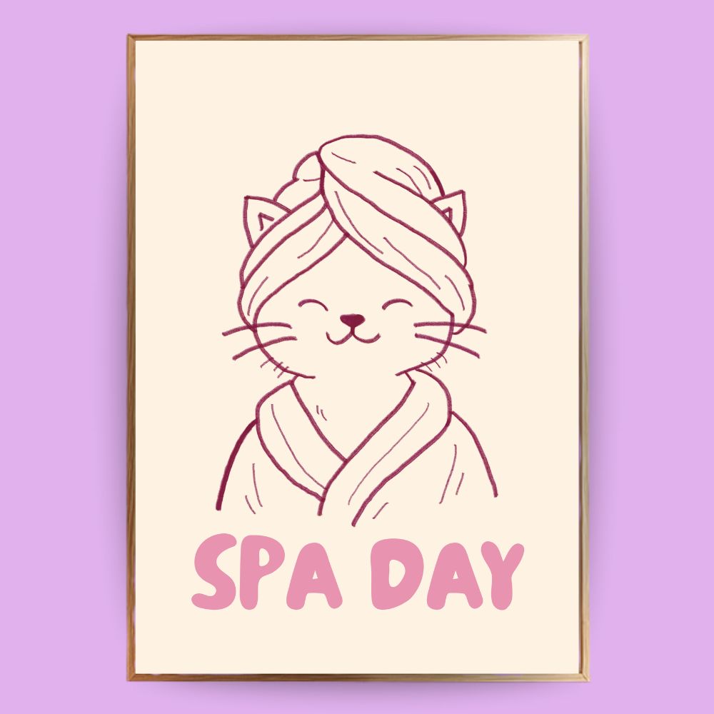 Cat Spa Poster - LostPrint