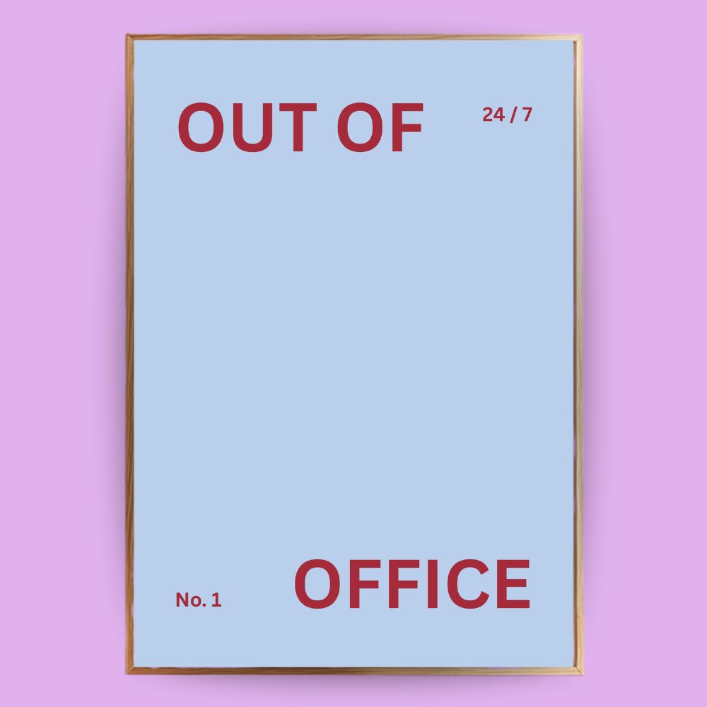 Out of Office Poster - LostPrint