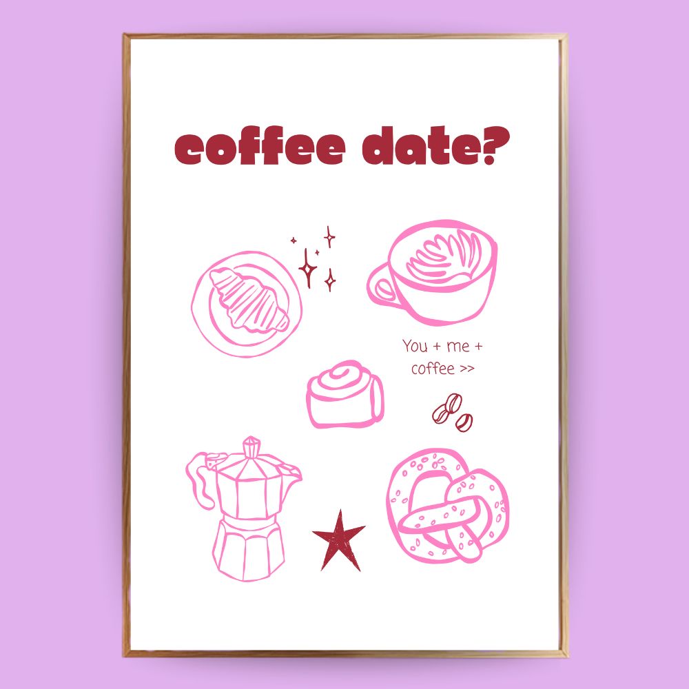 Coffee Date Poster - LostPrint