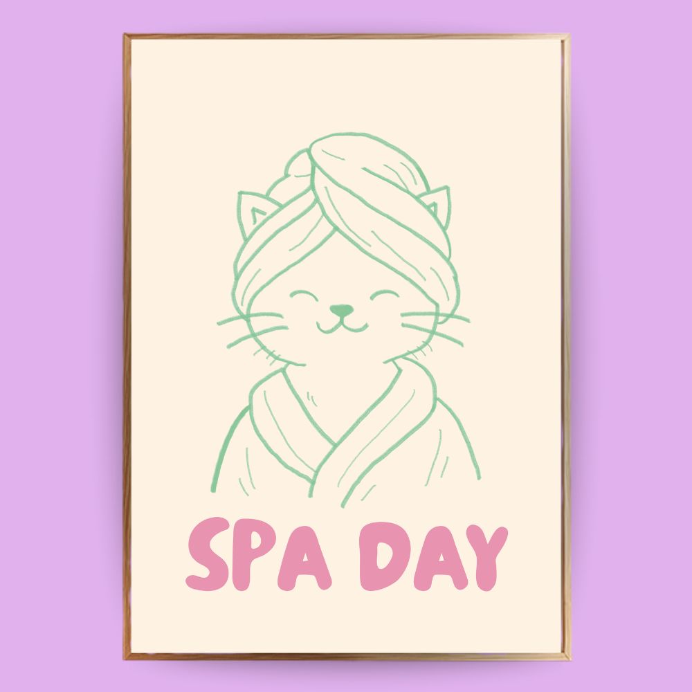 Cat Spa Poster - LostPrint