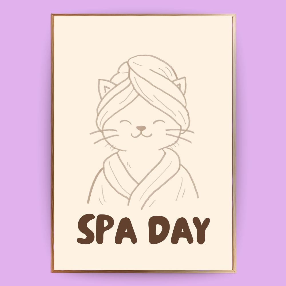 Cat Spa Poster - LostPrint