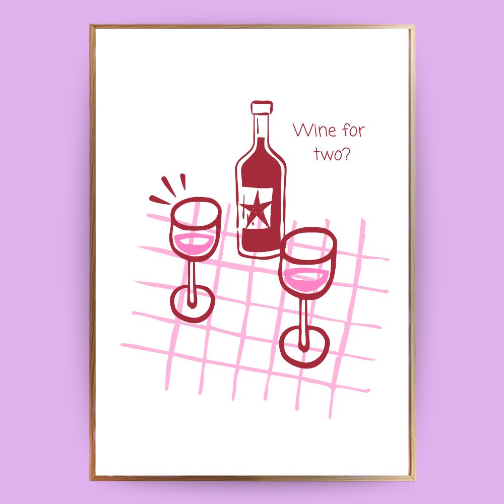 Wine for two Poster - LostPrint