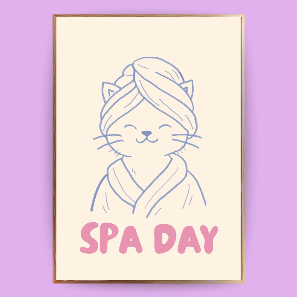 Cat Spa Poster - LostPrint