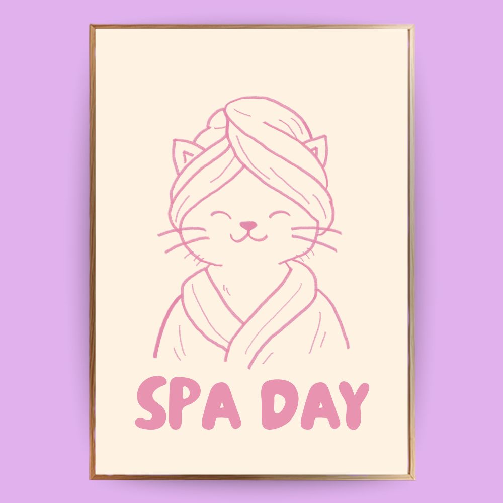 Cat Spa Poster - LostPrint