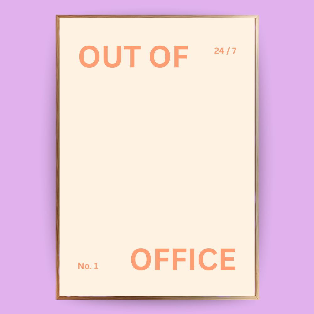 Out of Office Poster - LostPrint