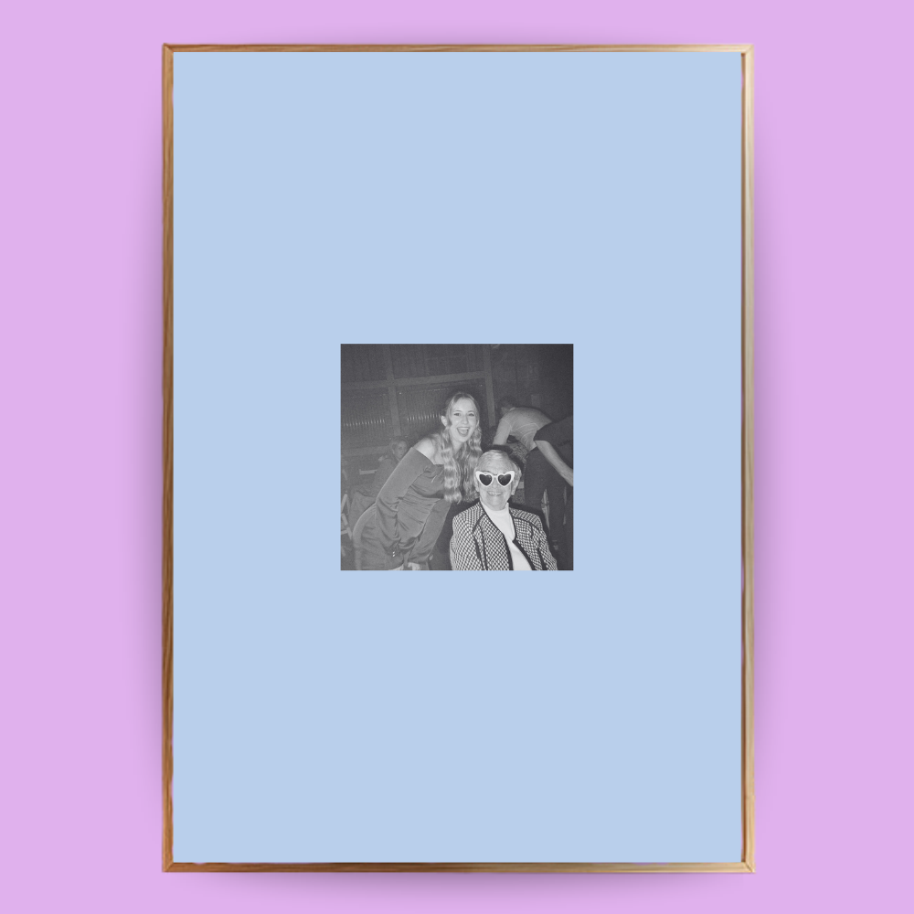 Personalisiertes Passepartout-Poster Uni - LostPrint