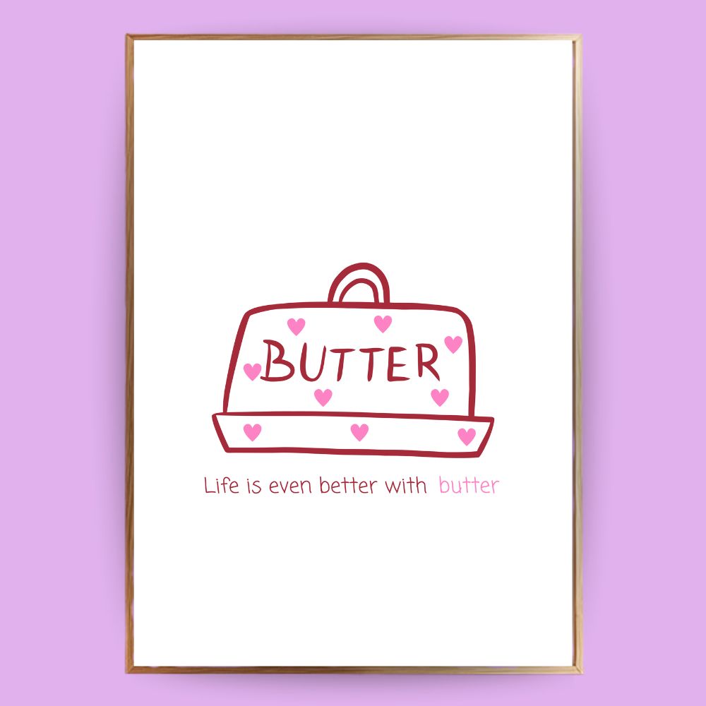 Butter Liebe Poster - LostPrint