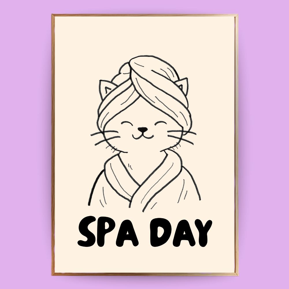 Cat Spa Poster - LostPrint