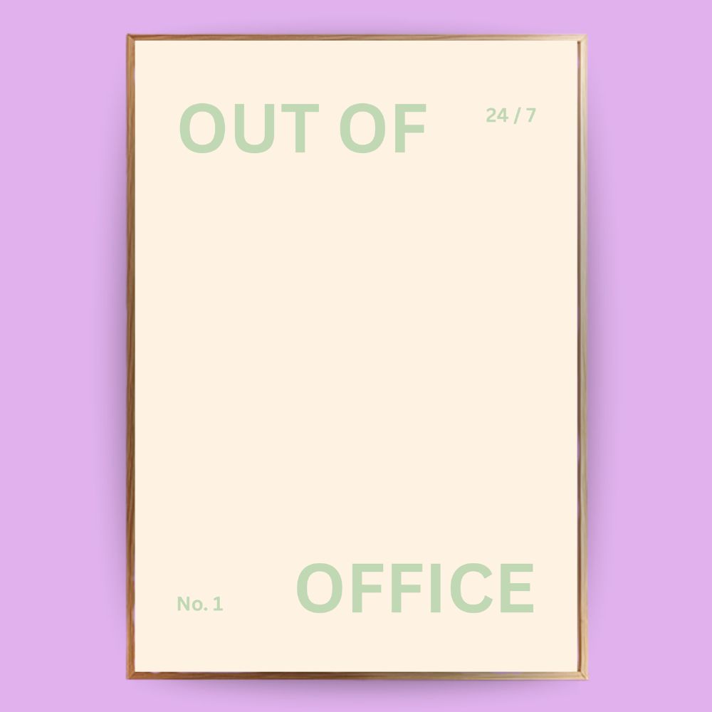 Out of Office Poster - LostPrint