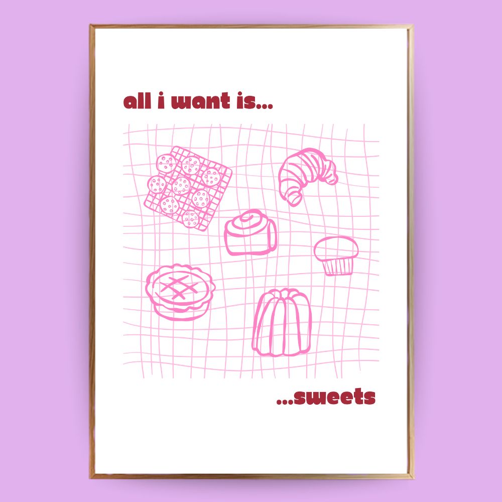 All I need is sweets Poster