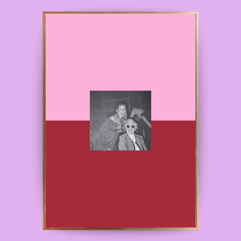 Personalisiertes Passepartout-Poster Color Block - LostPrint