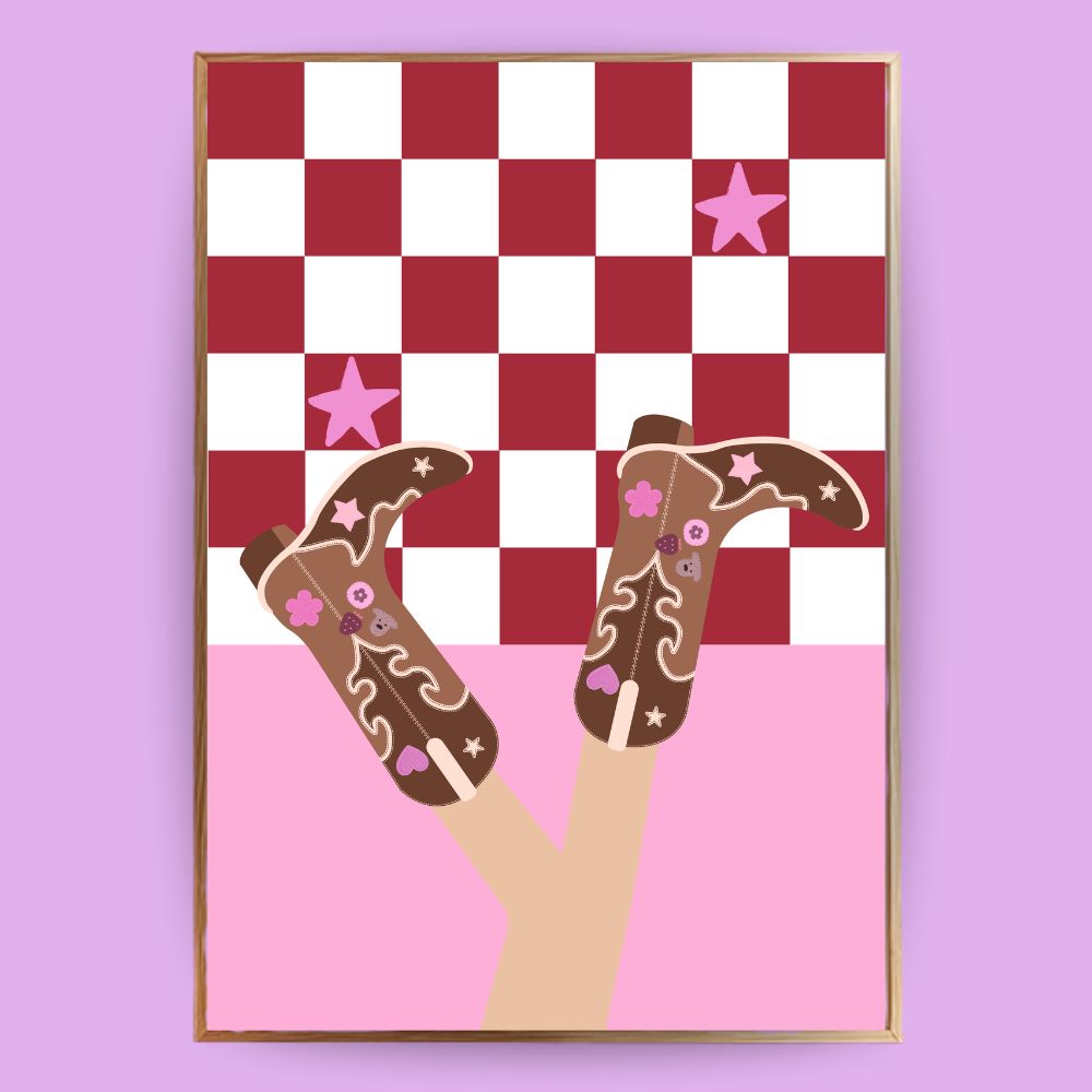 Cowboy Stiefel Poster - LostPrint
