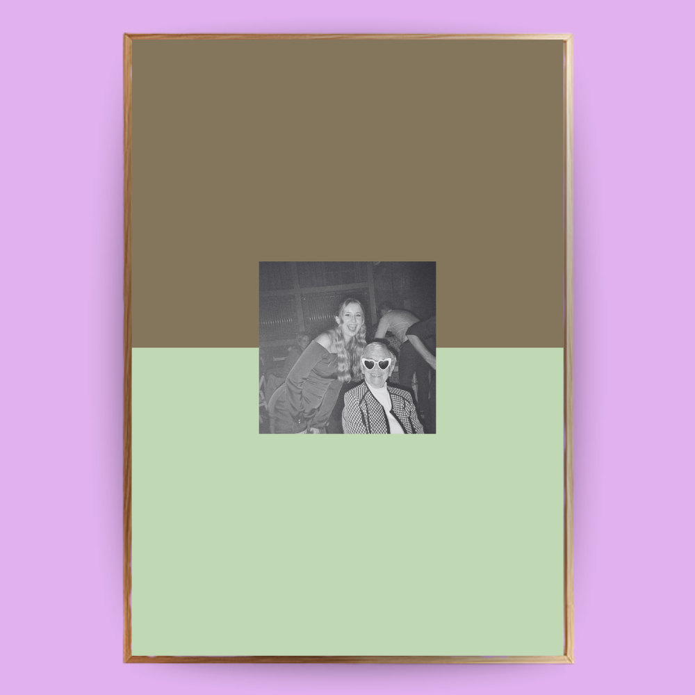 Personalisiertes Passepartout-Poster Color Block - LostPrint