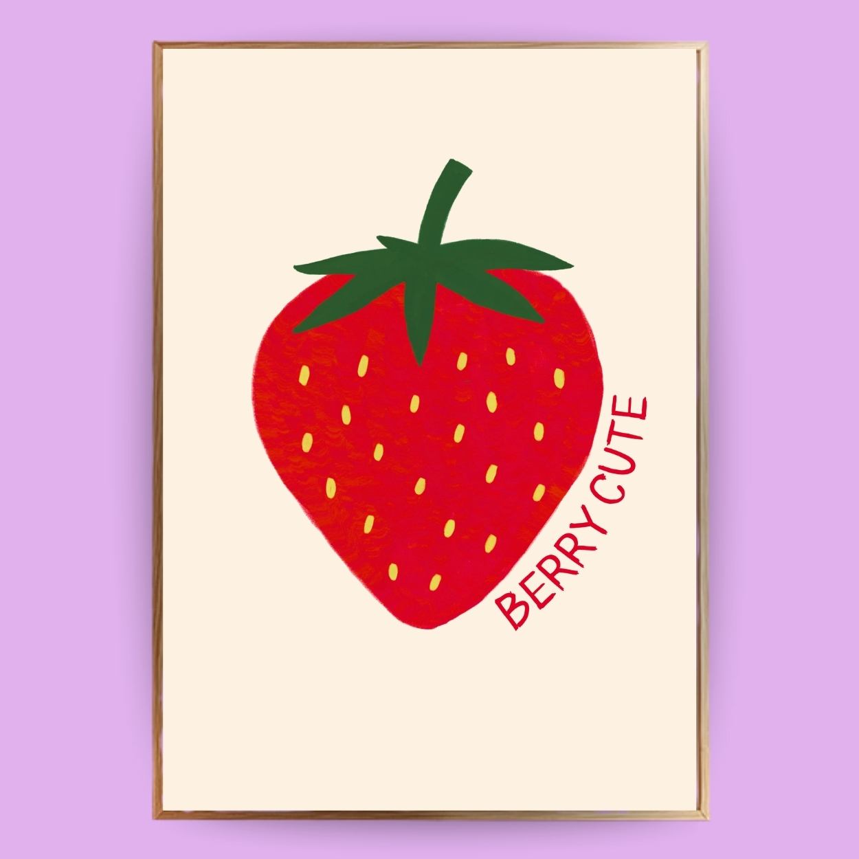 Erdbeeren Poster - LostPrint