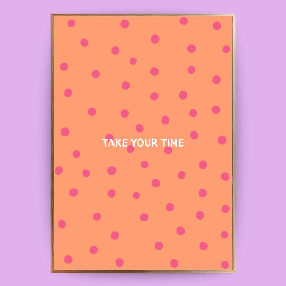 Punkte Poster mit Quote Poster - LostPrint