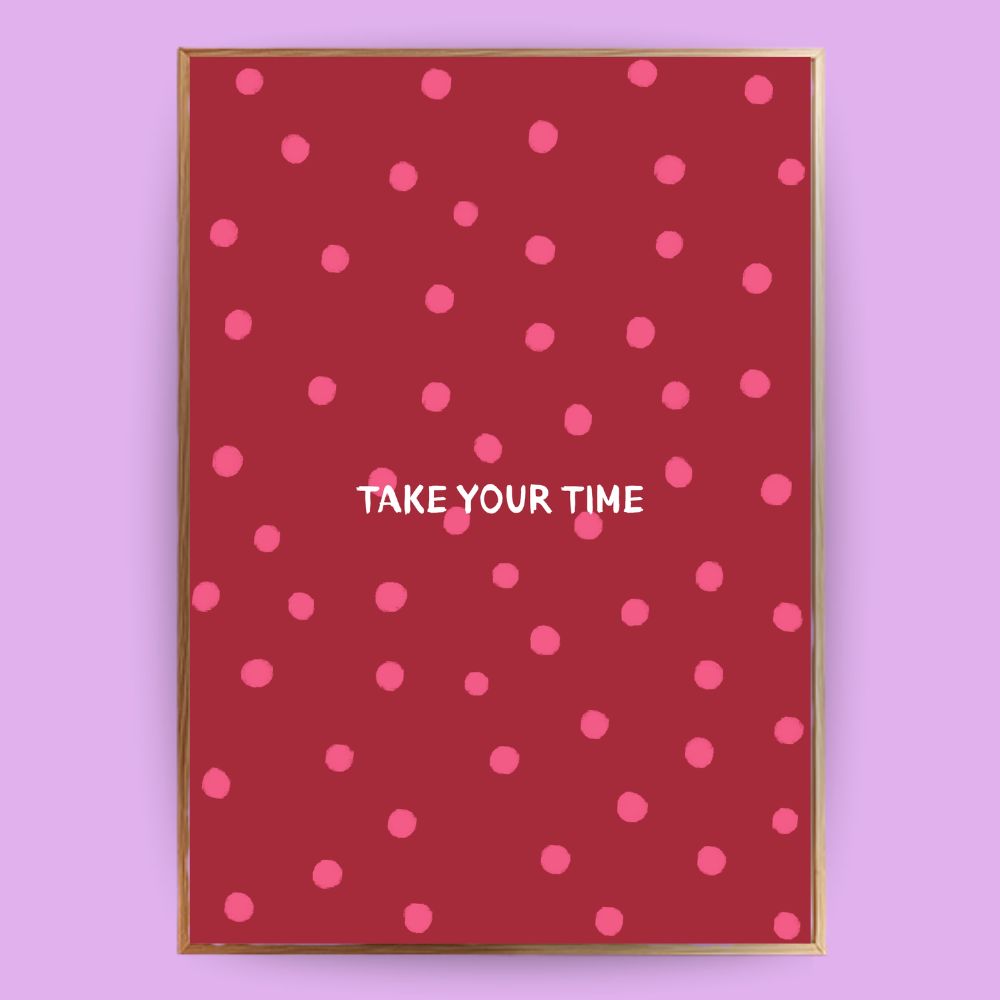Punkte Poster mit Quote Poster - LostPrint