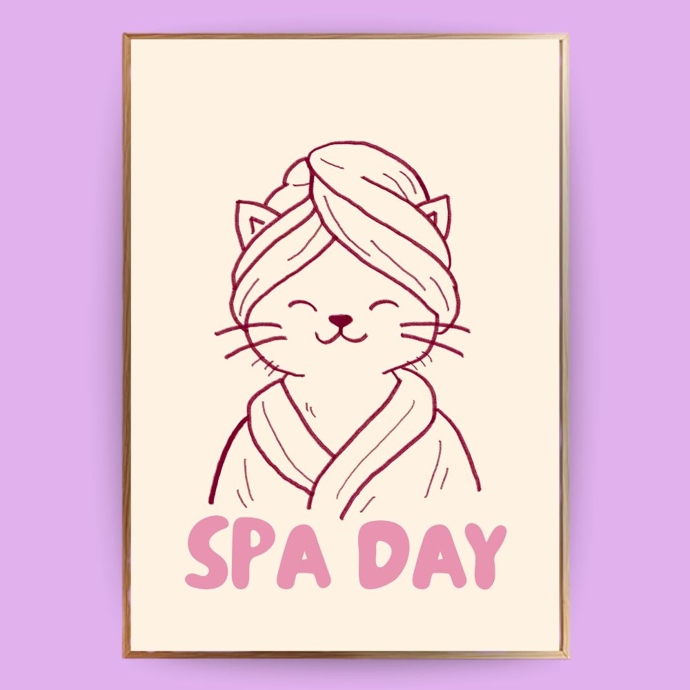 Cat Spa Poster - LostPrint
