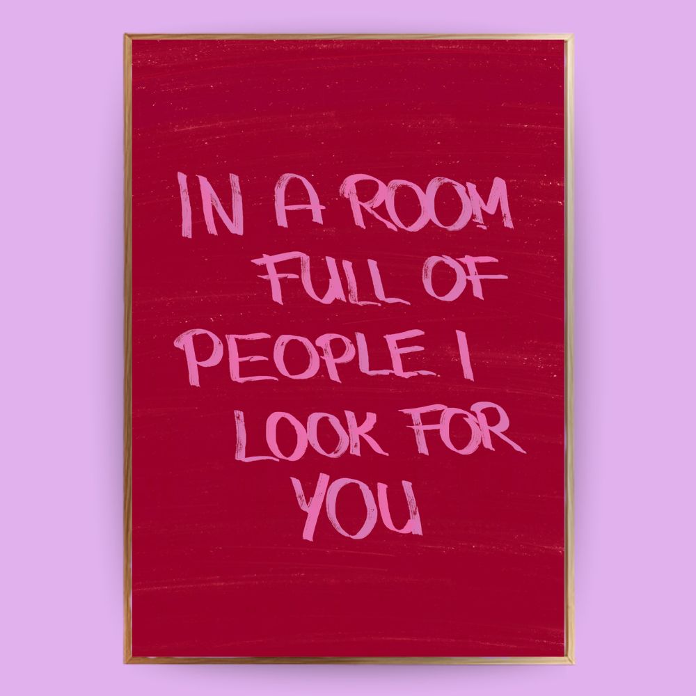 I look for you Poster