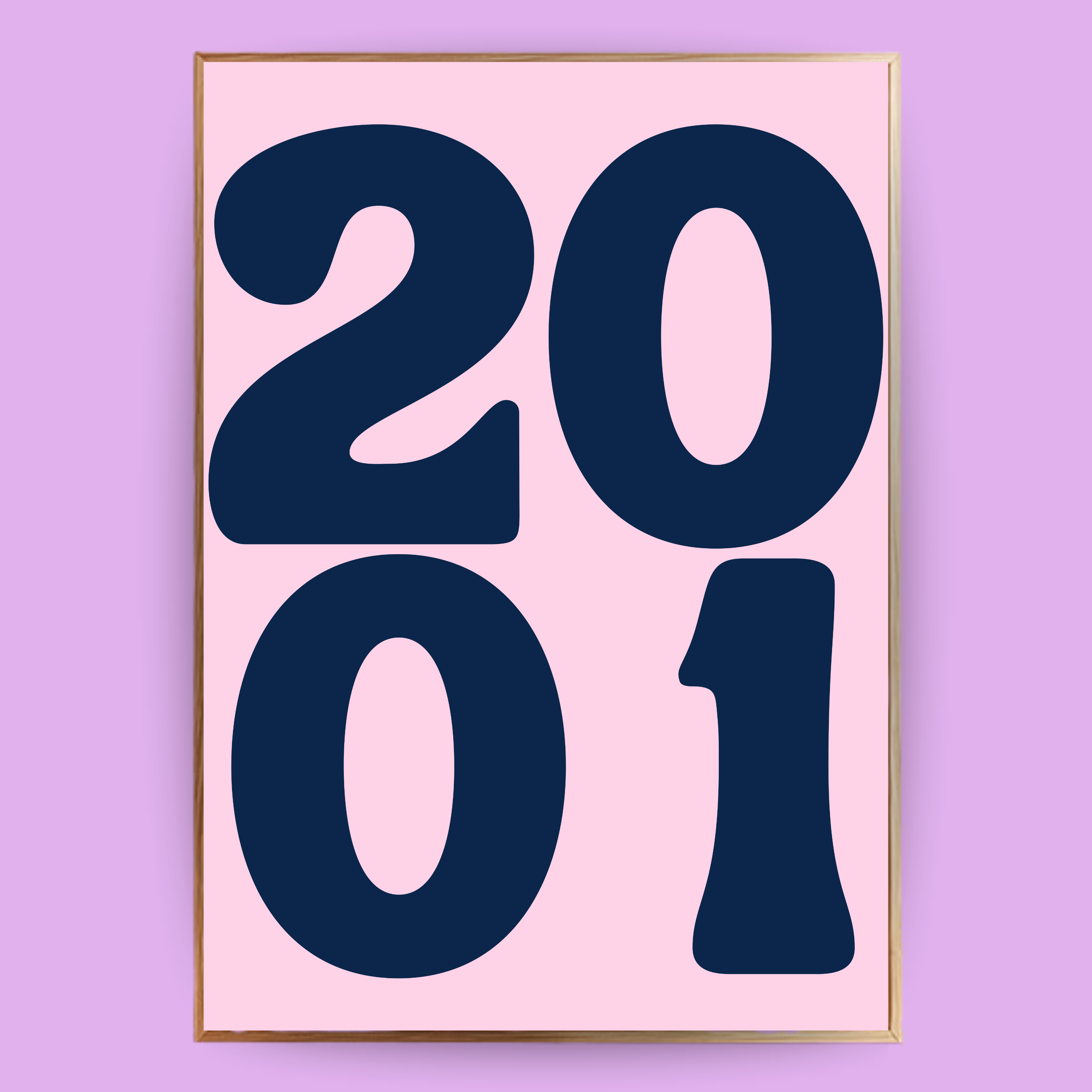 Personalisiertes Jahreszahl Poster 2.0 - LostPrint