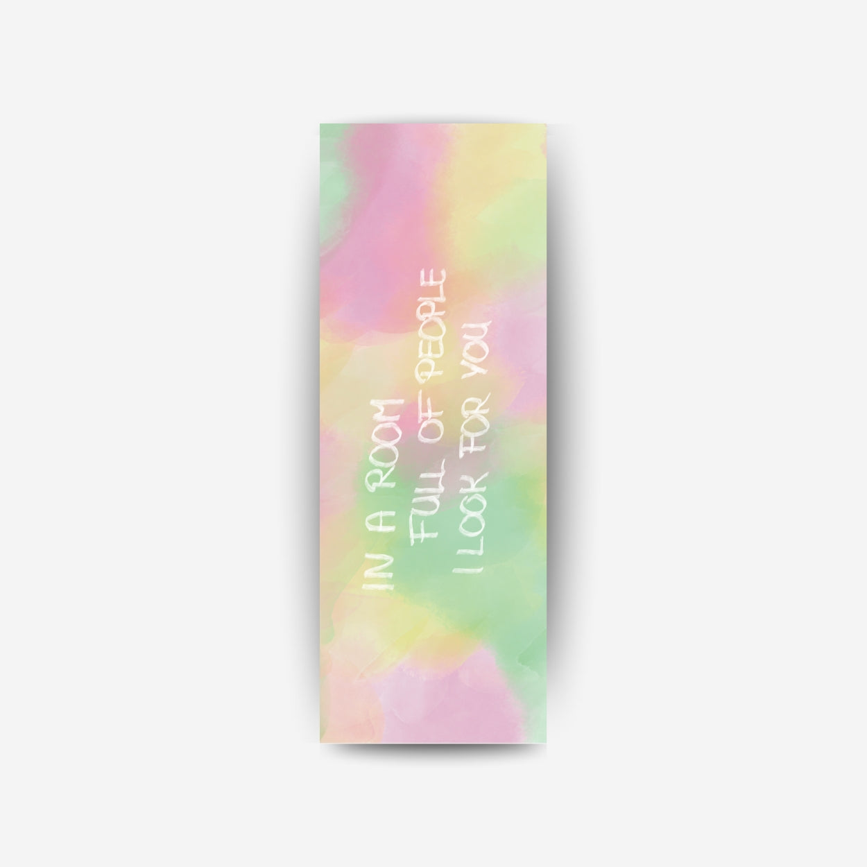 Pastell Quote Lesezeichen