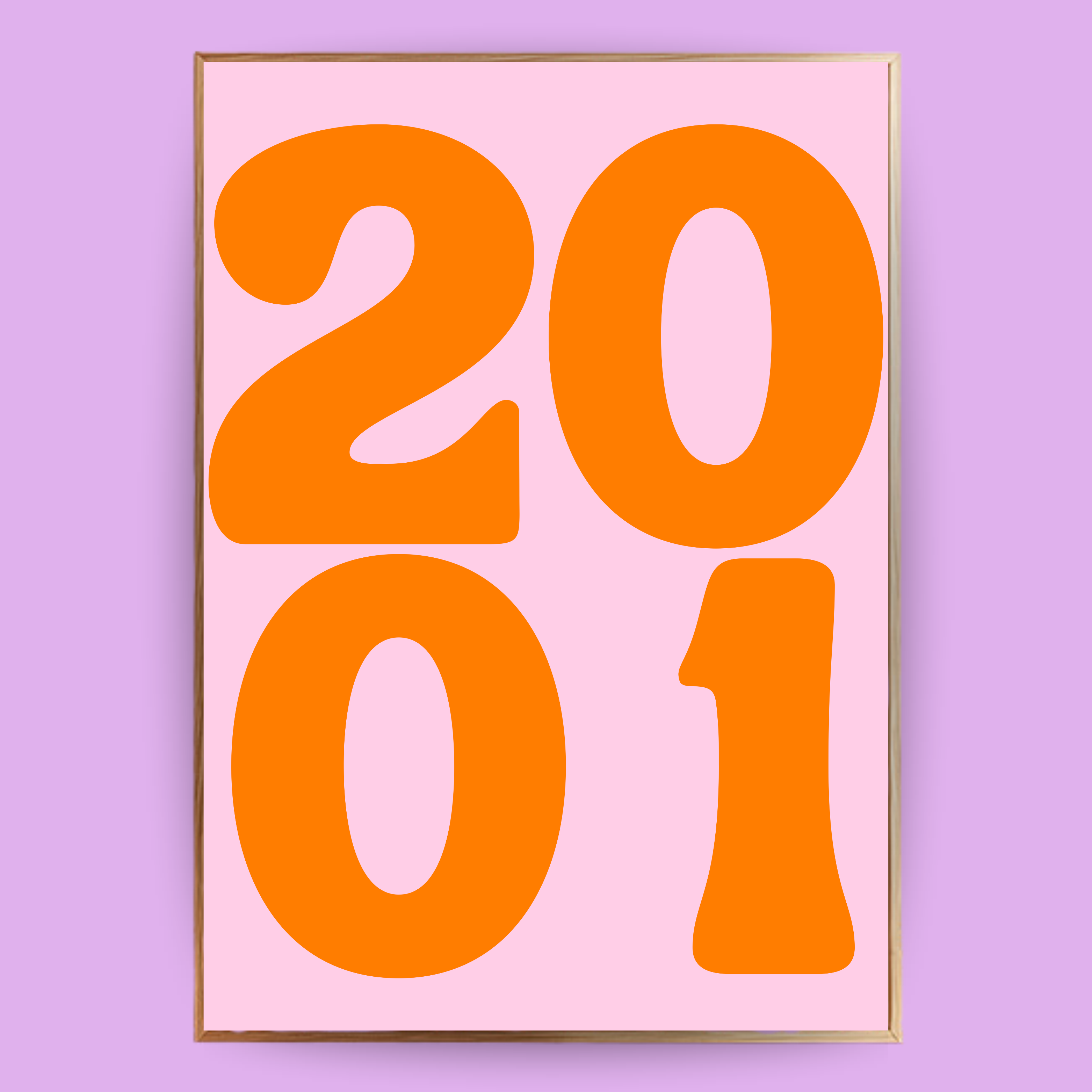 Personalisiertes Jahreszahl Poster 2.0 - LostPrint