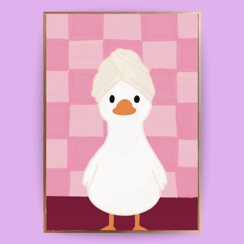 Enten Spa Poster - 13x18 cm - LostPrint