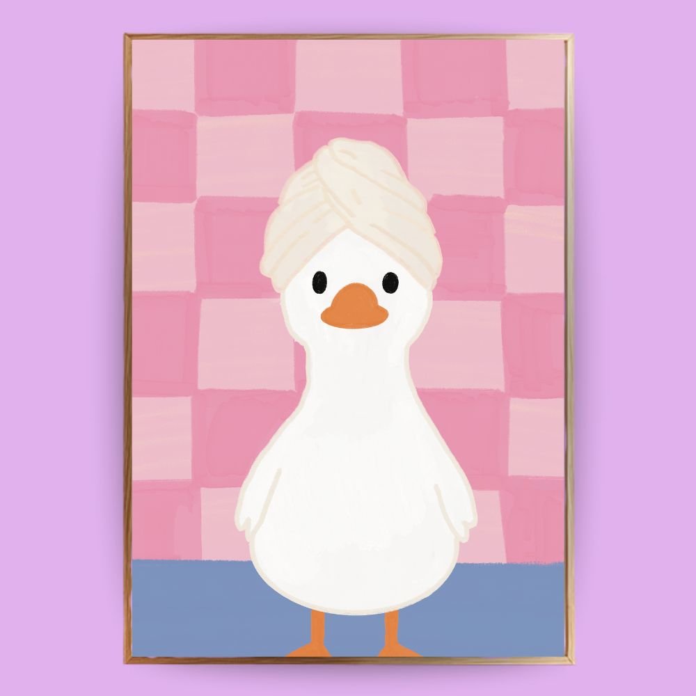 Enten Spa Poster - 13x18 cm - LostPrint