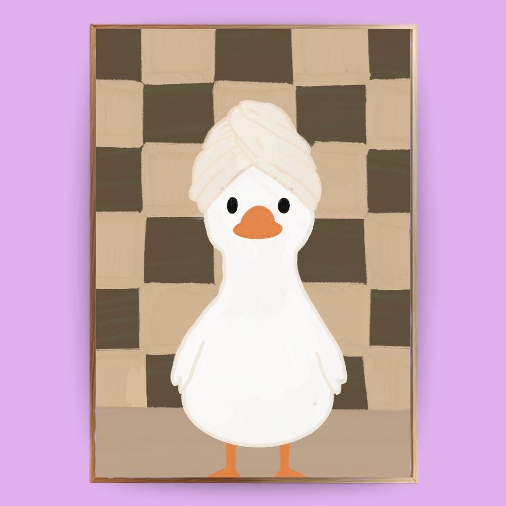 Enten Spa Poster - 13x18 cm - LostPrint