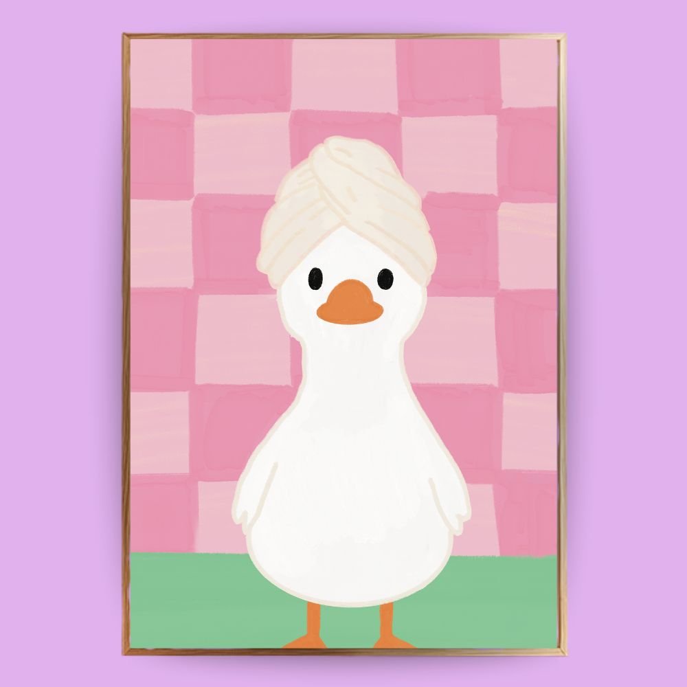 Enten Spa Poster - 13x18 cm - LostPrint