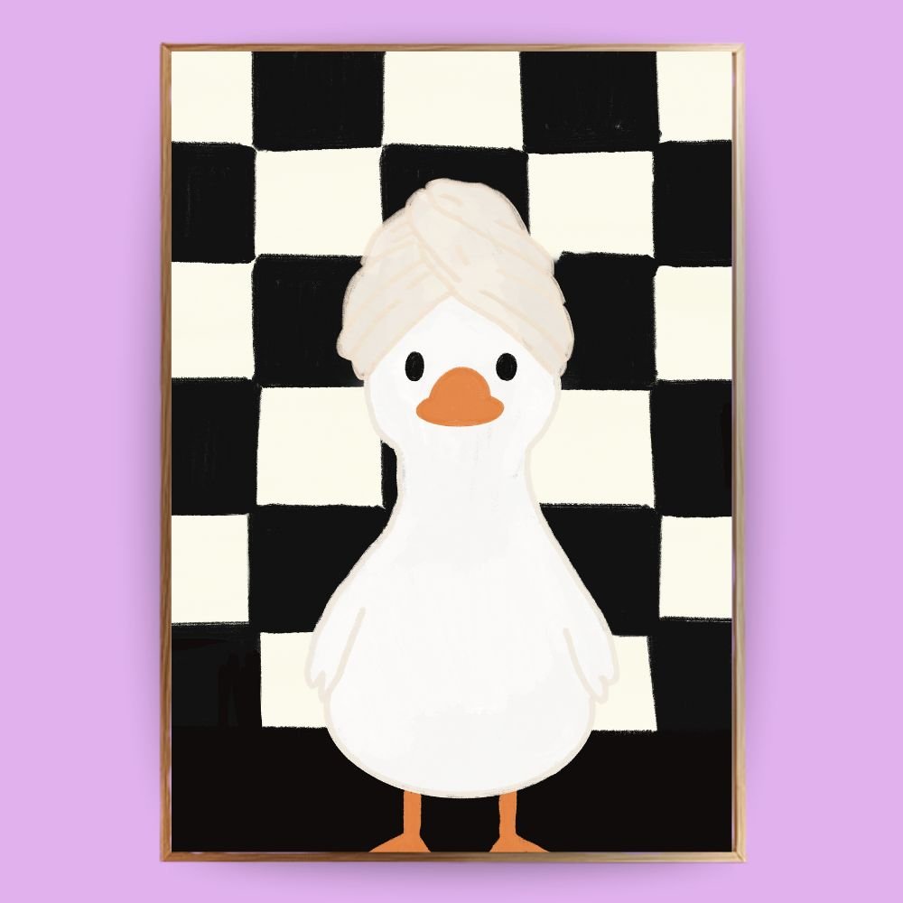 Enten Spa Poster - 13x18 cm - LostPrint