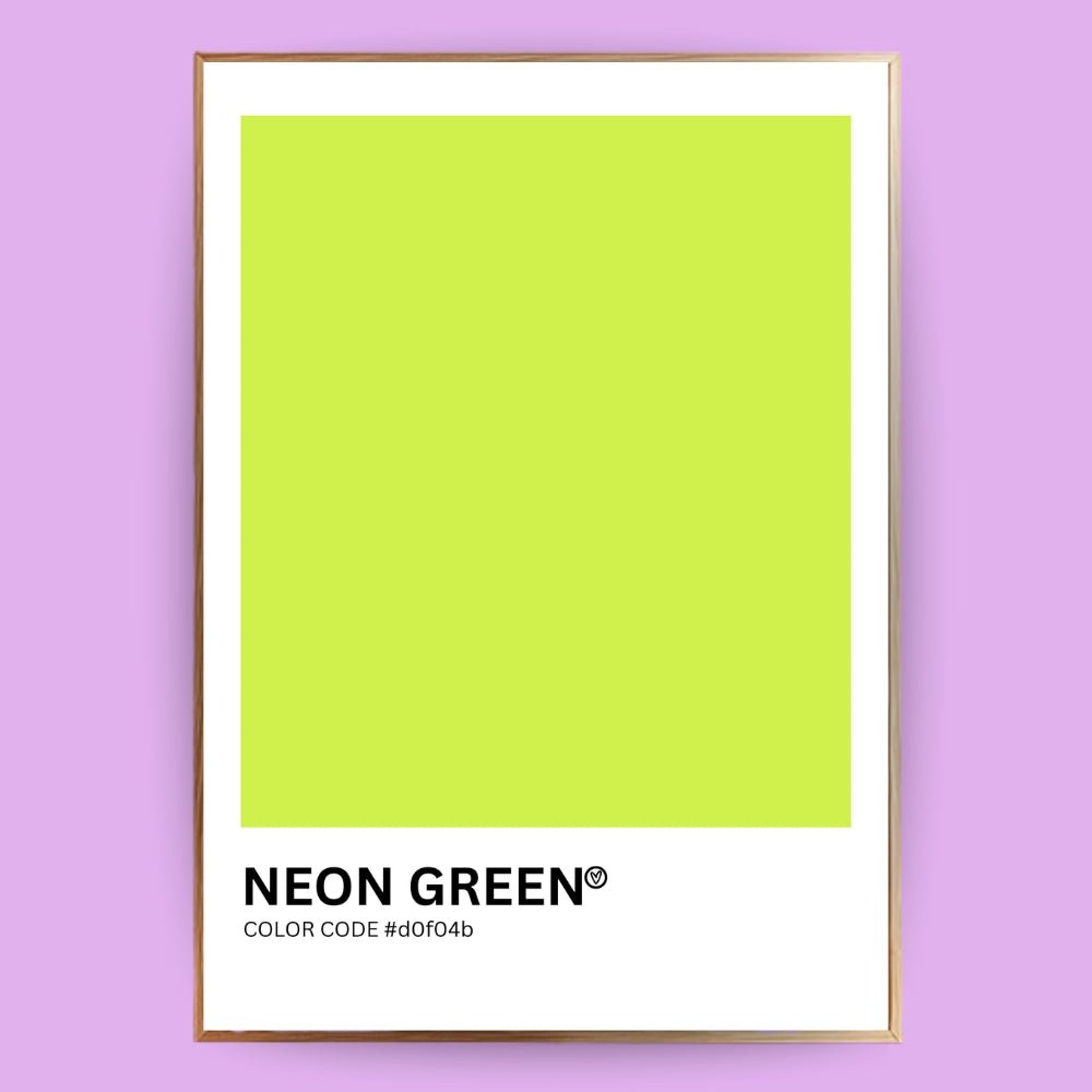 Farbcode Poster - 13x18 cm - LostPrint