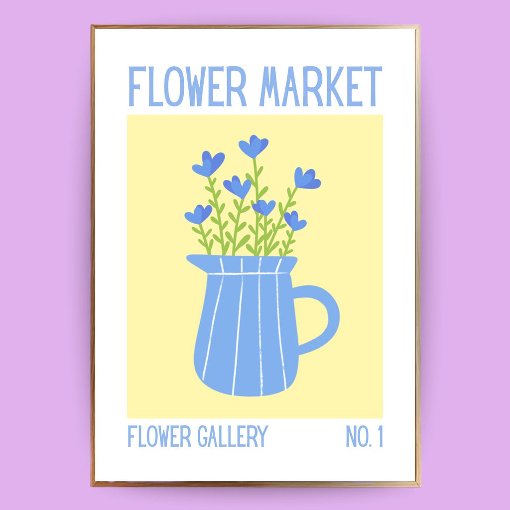Flower market Poster No.1 - LostPrint