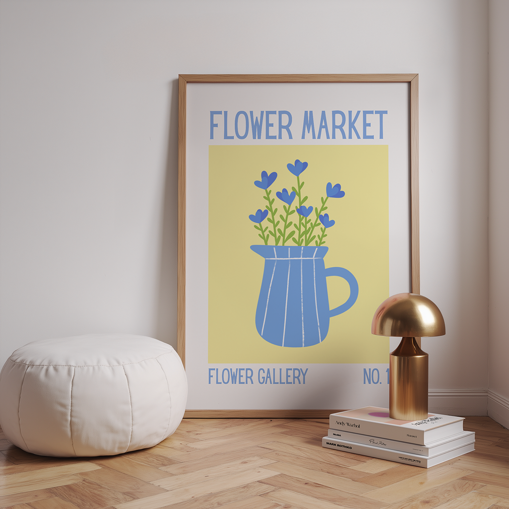Flower market Poster No.1 - LostPrint