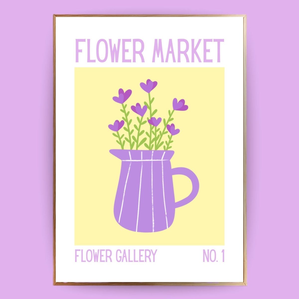 Flower market Poster No.1 - 13x18 cm - LostPrint