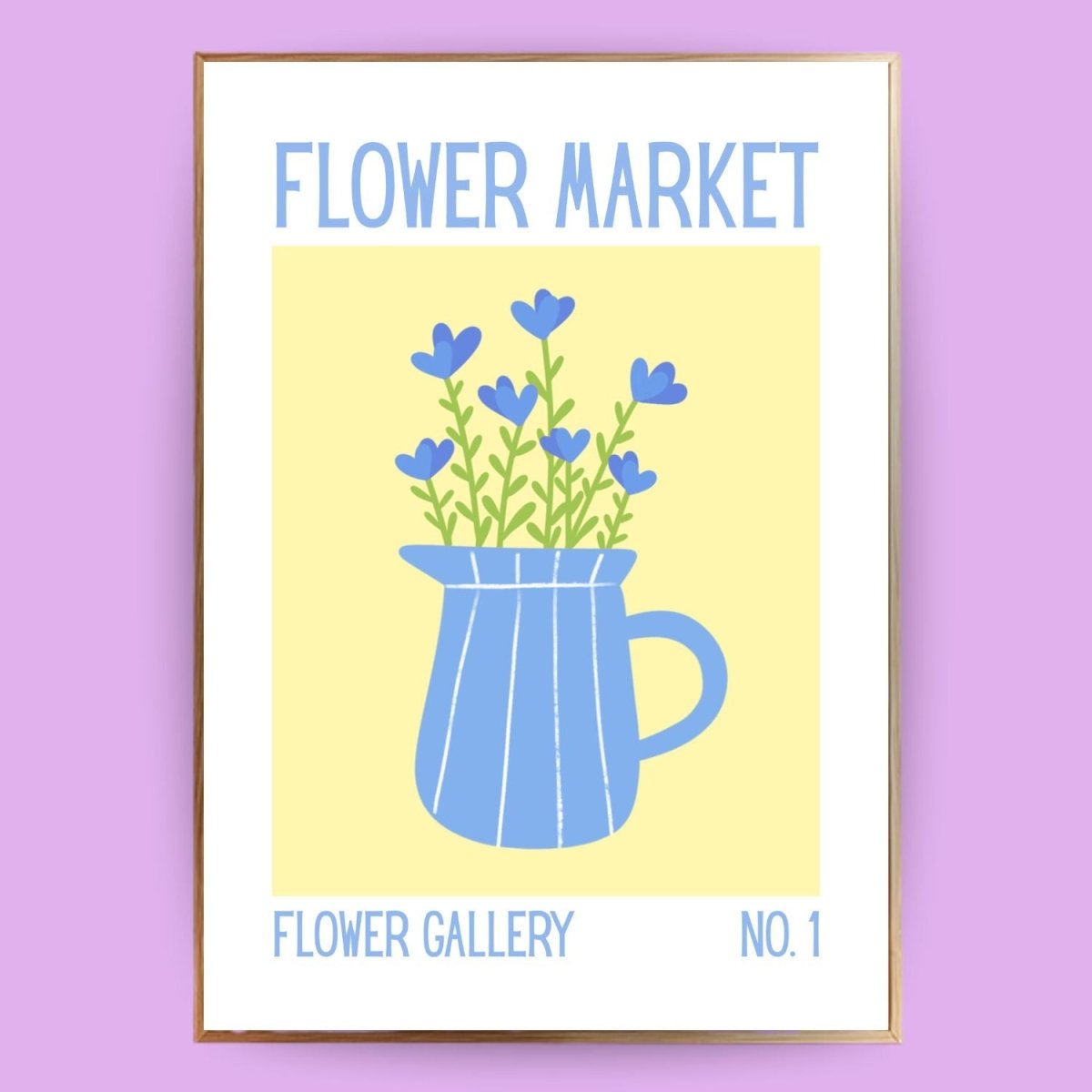 Flower market Poster No.1 - 13x18 cm - LostPrint